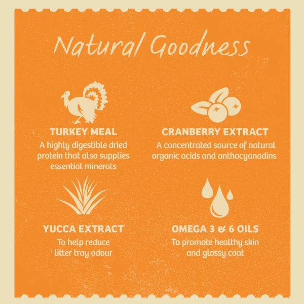 James Wellbeloved Complete Adult Hairball Dry Cat Food - Turkey 4 James Wellbeloved Complete Adult Hairball Dry Cat Food - Turkey - Image 4