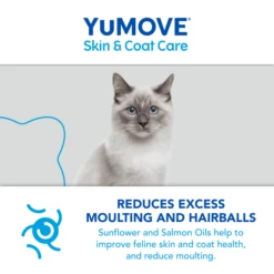 YuMOVE Skin & Coat Care Moulting Supplement Oil For Cats