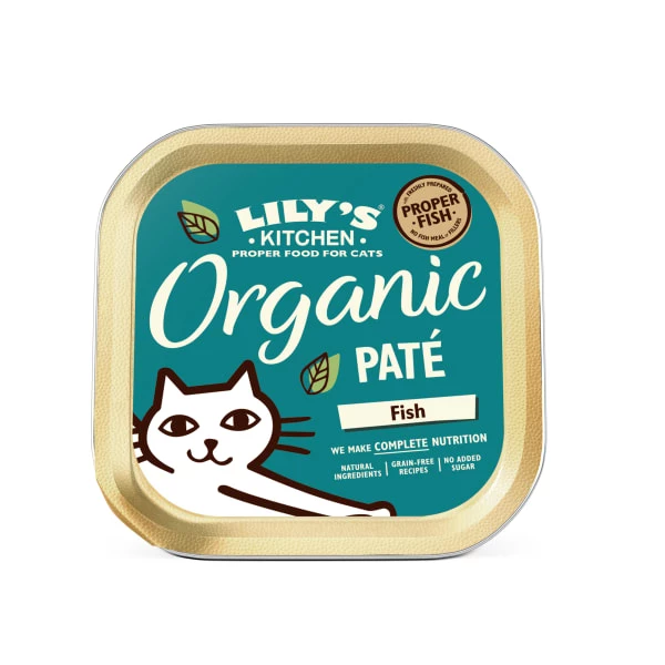 Lily's Kitchen Adult Wet Cat Food - Organic Fish Dinner 1 Lily's Kitchen Adult Wet Cat Food - Organic Fish Dinner