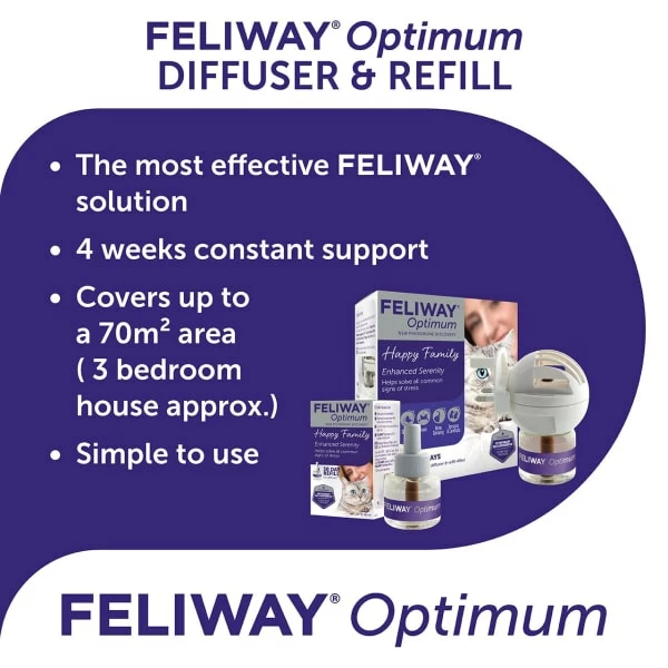 Feliway Optimum Refill Diffuser (30 Days) 3 Feliway Optimum Refill Diffuser (30 Days) - Image 3
