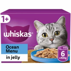 Whiskas 1+ Cat Tins Ocean Menu In Jelly